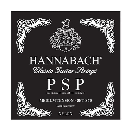 Hannabach 850PSP Precision Smooth Polished Classical Guitar String Set - Medium