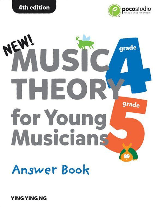 Music Theory for Young Musicians Grades 4-5 Answer Book by Poco Studio
