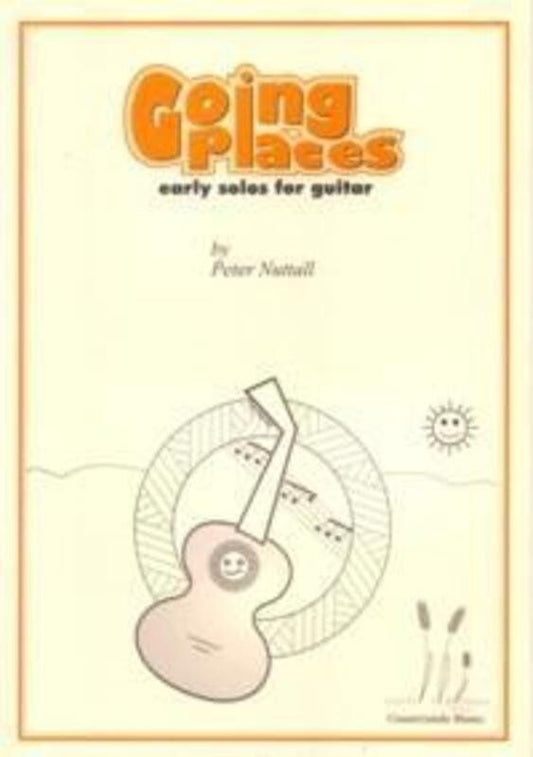Going Places: Travelogue of Styles for Guitar by Peter Nuttall, Holley Music, Level 1-2, Includes Glossary, Guitar Solo