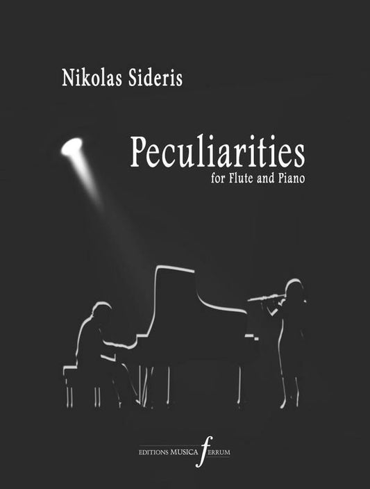Sideris - Peculiarities For Flute/Piano Softcover Book (Flute)
