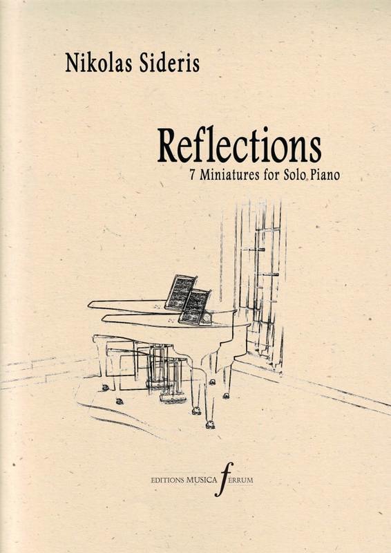 Sideris - Reflections 7 Miniatures For Solo Piano Softcover Book (Piano)