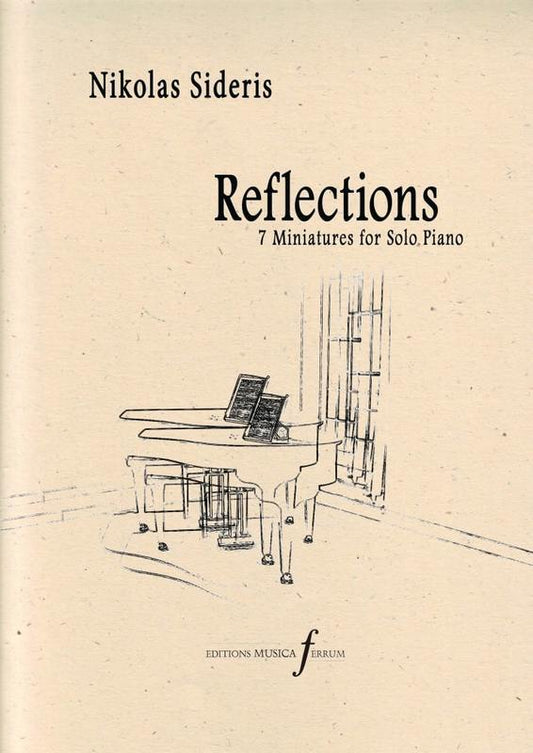 Sideris - Reflections 7 Miniatures For Solo Piano Softcover Book (Piano)