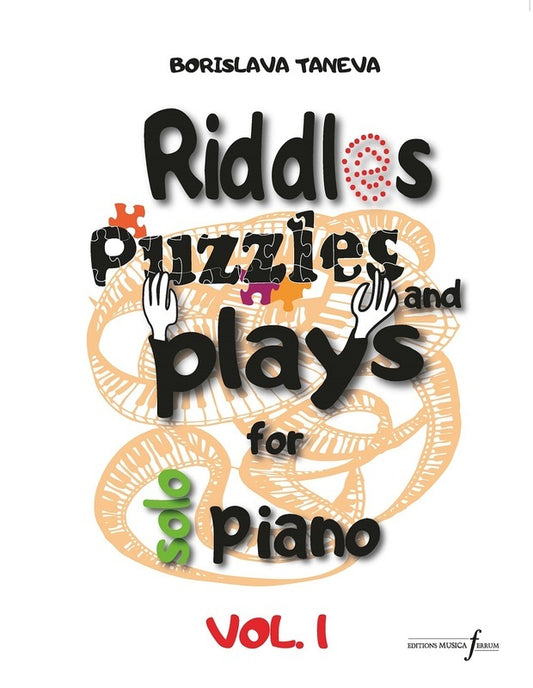 Taneva - Riddles Puzzles And Plays Vol 1 For Piano Softcover Book (Piano)