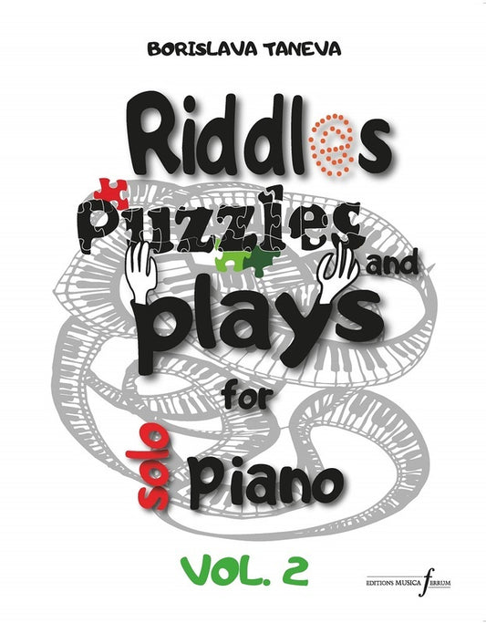 Taneva - Riddles Puzzles And Plays Vol 2 For Piano Softcover Book (Piano)