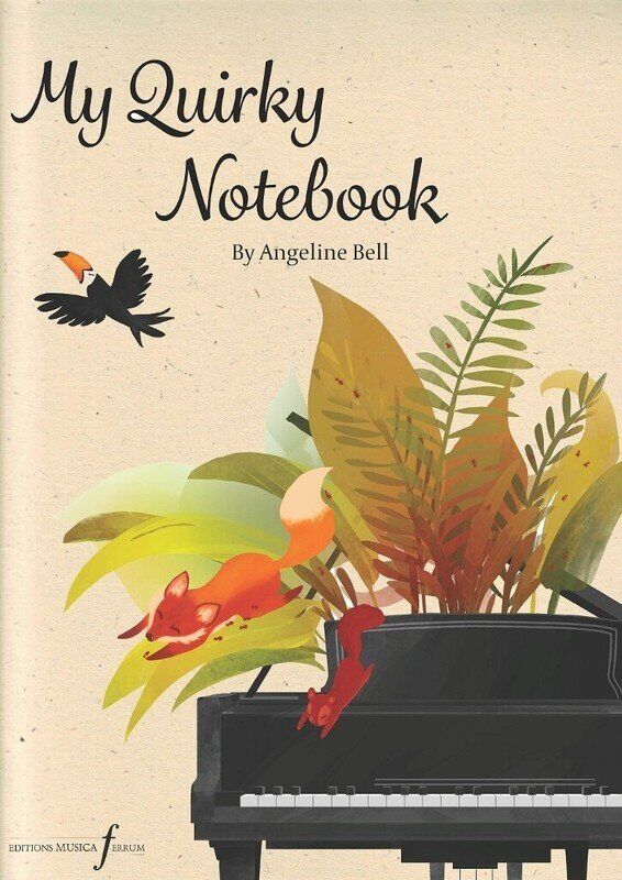 Bell My Lyrical Notebook for Piano - 20 Intermediate Pieces for Jazz, Blues, and Latin Dance
