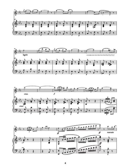 Bizet - Carmen Prelude for Flute/Piano, Arranged by Karen North, 8 Pages, Allegro Publishing — view 4