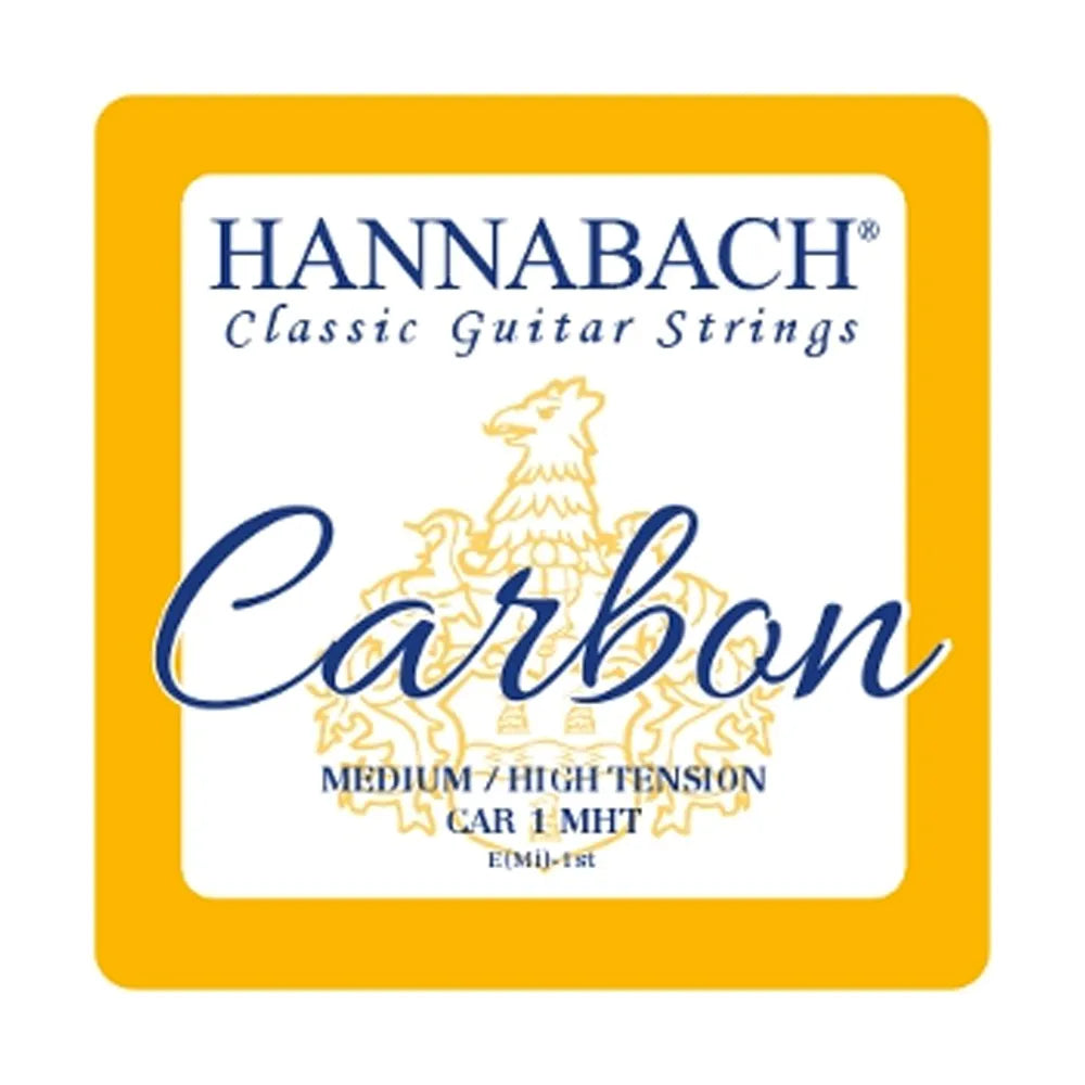 Hannabach Carbon Trebles Classical Guitar Strings E-1, B-2 & G-3 Med/High Tension