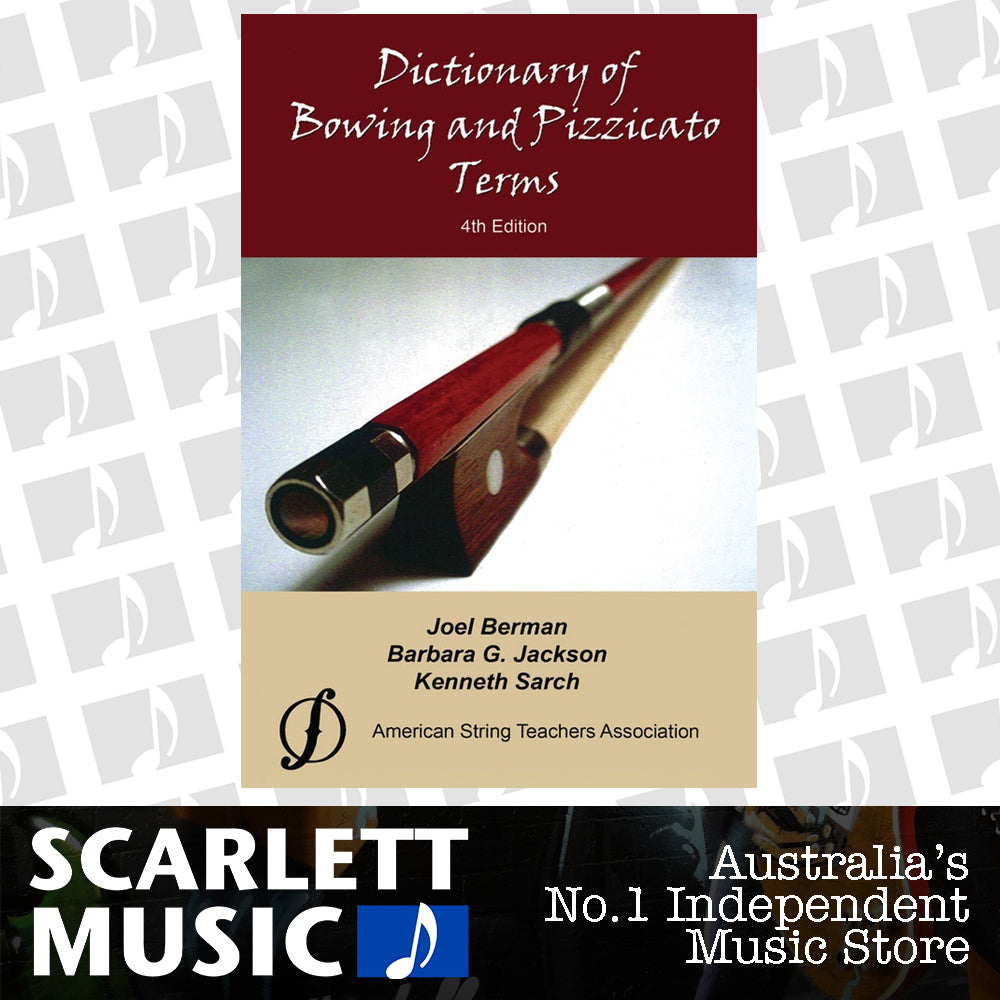 Dictionary Of Bowing And Pizzicato Terms — view 2