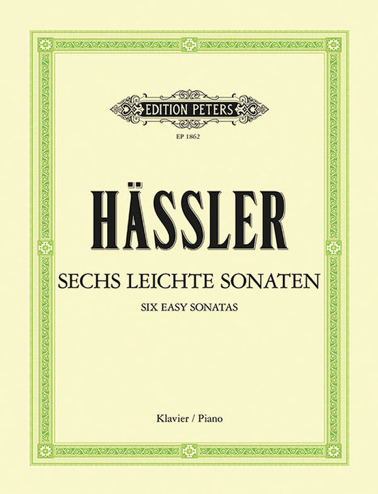 Hassler: 6 Easy Sonatas — Piano (Edition Peters)