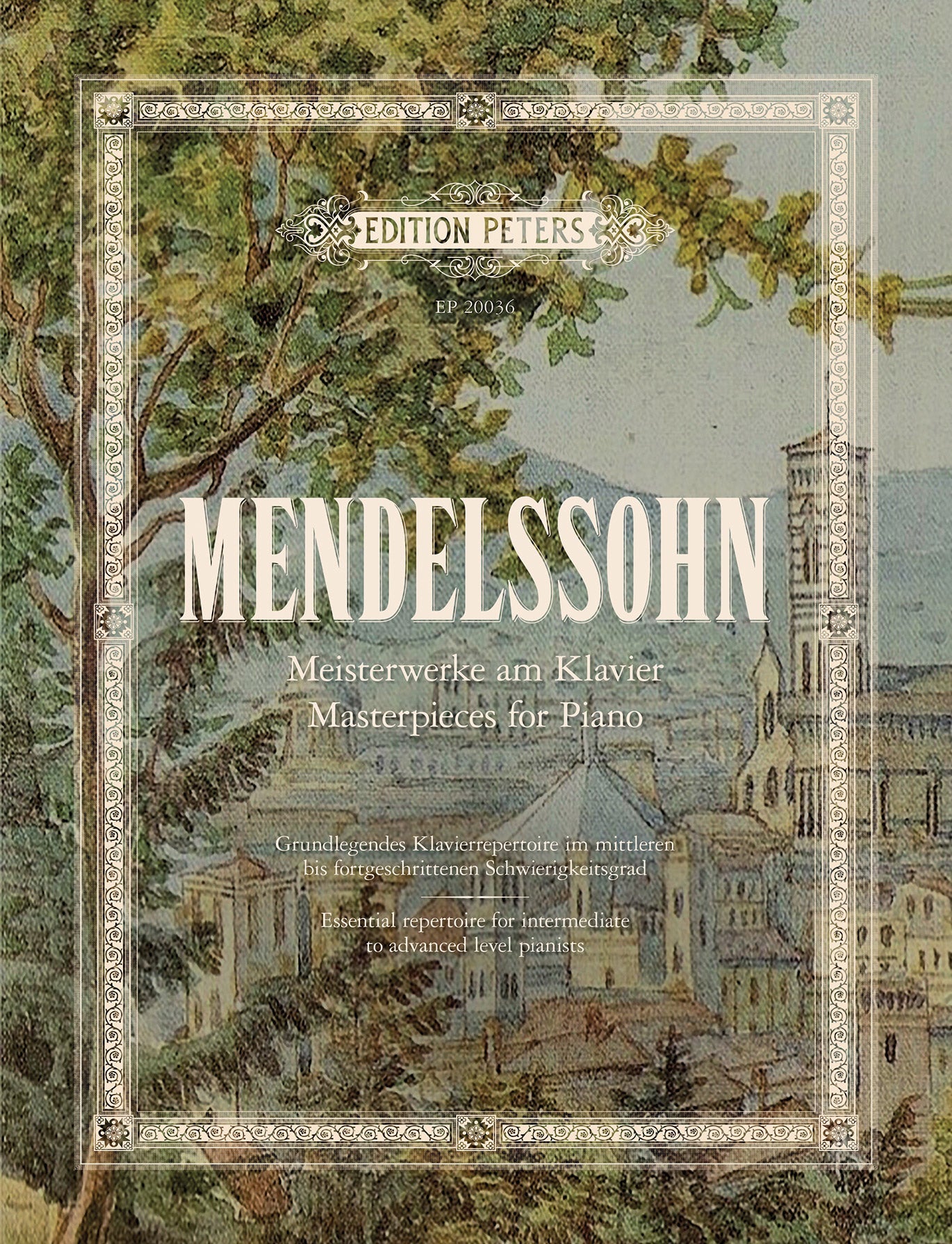 Mendelssohn - Masterpieces for Piano, Edition Peters, Piano Solo, 144 Pages