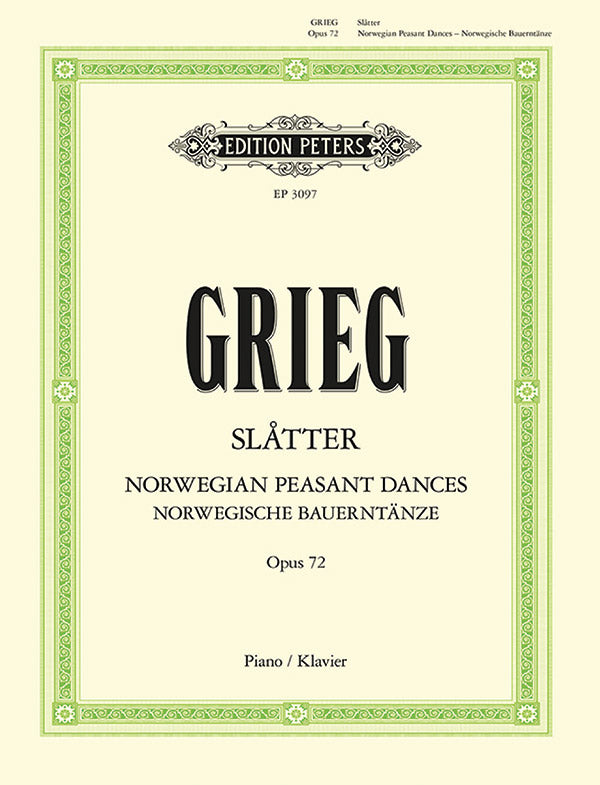 Slatter Op 72 Norwegian Peasant Dances 17 (Softcover Book)