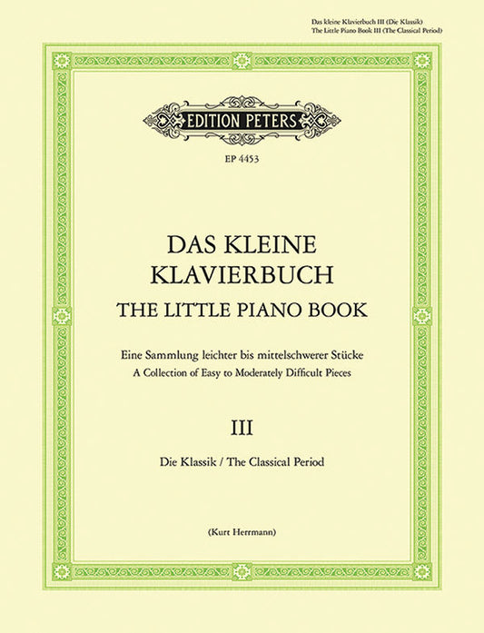 Little Piano Book 3 Ed Hermann (Softcover Book)