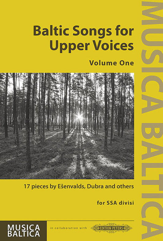 Baltic Songs for Upper Voices Volume 1 SSA Choral Score Various Peters EP72678