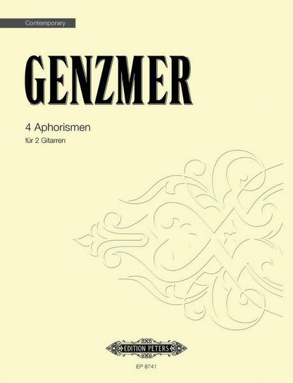 Aphorisms 4 2 Guitar (Softcover Book)