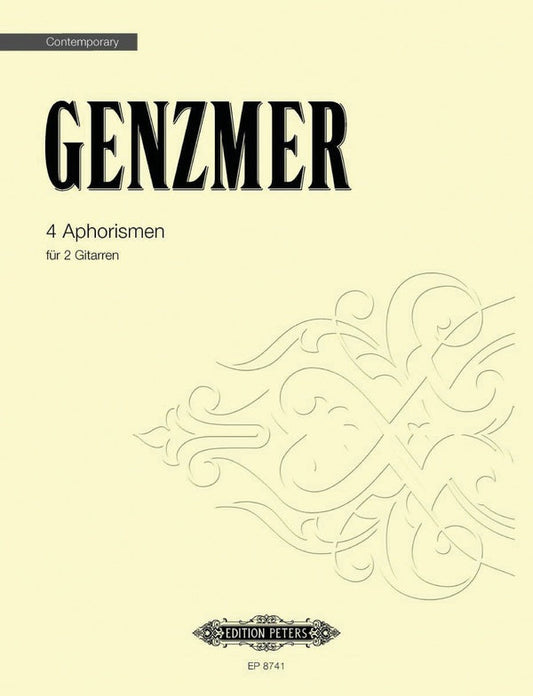 Aphorisms 4 2 Guitar (Softcover Book)