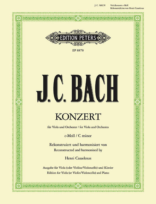 Concerto C Min Vlc Piano Or Viola Piano Book/CD (Softcover Book/CD)