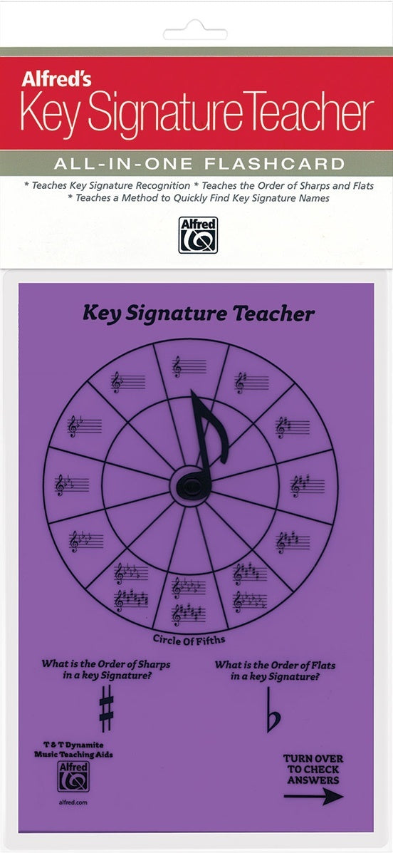Alfreds Key Signature Teacher All In One Flashcard