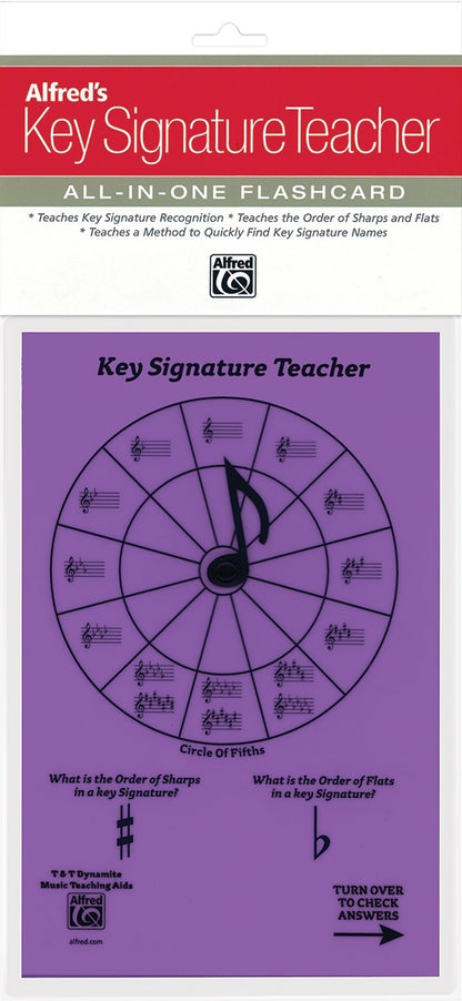 Alfreds Key Signature Teacher All In One Flashcard