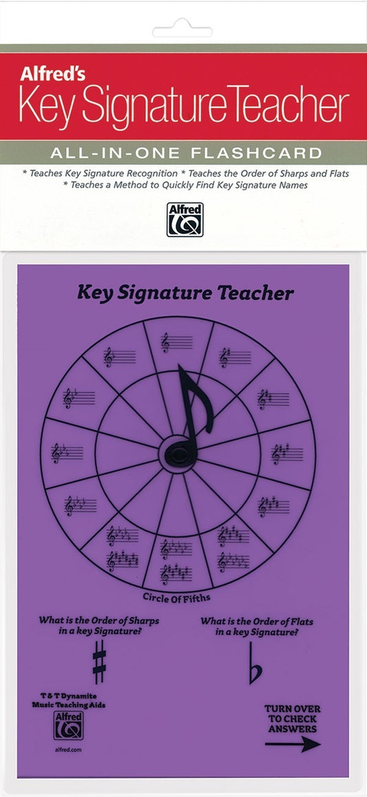 Alfreds Key Signature Teacher All In One Flashcard