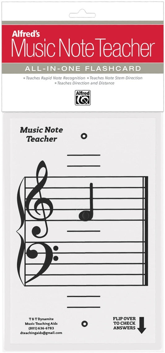 Alfred's Music Note Teacher: Flashcard Purple