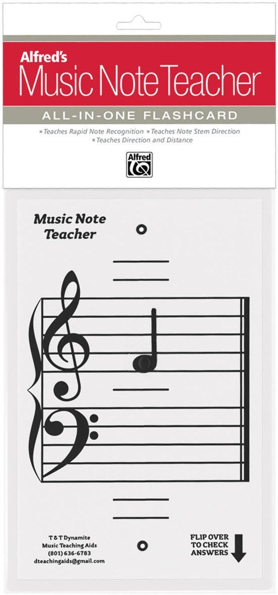 Alfred's Music Note Teacher: Flashcard Pink