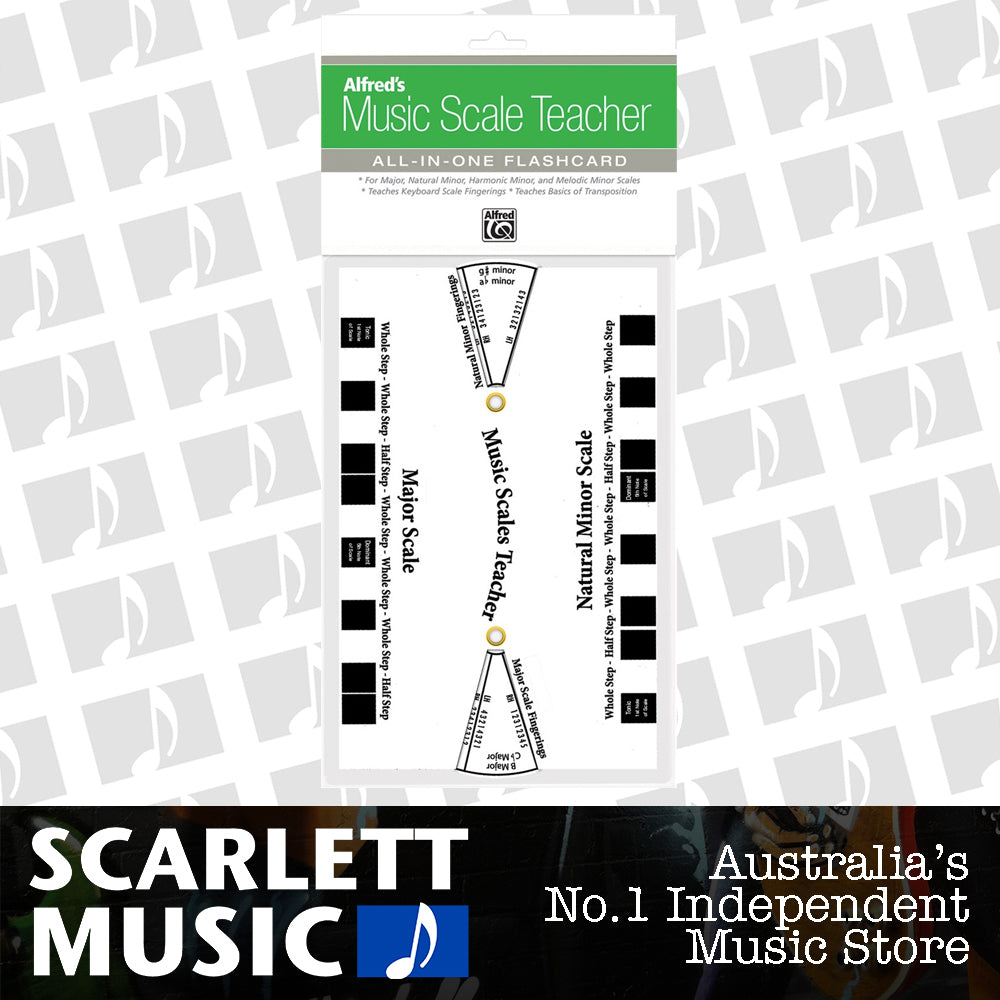 Alfreds Music Scale Teacher Flashcard White — view 2