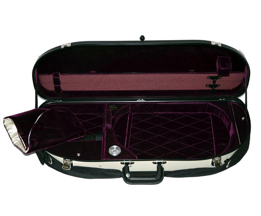 Half Moon Viola Case-Bobelock Fibreglass-Ivory