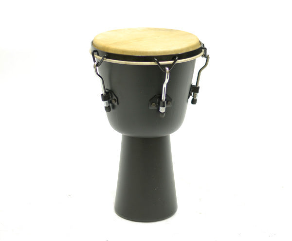 Djembe 12in. X 21in. (H) Rod Tuned-Black