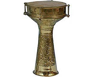 Doumbeck(Indian Drum)25cm.Emb.Nickel