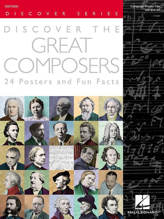 Discover the Great Composers — 24 Mini Posters (Hal Leonard)