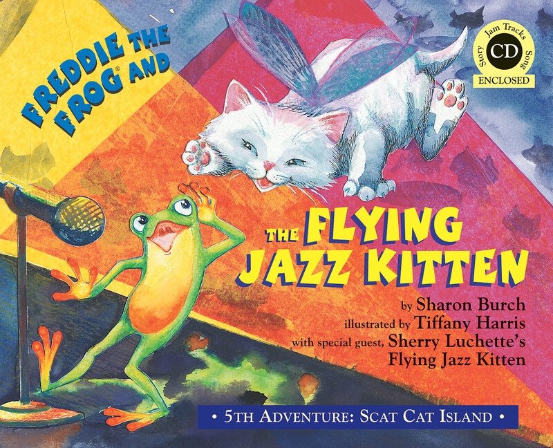 Freddie the Frog & the Flying Jazz Kitten — Book/CD (Mystic Publishing)