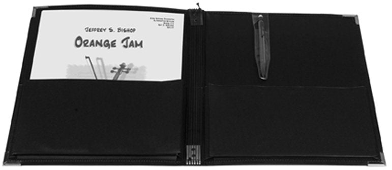 Deluxe Instrumental Performance Folder - Black