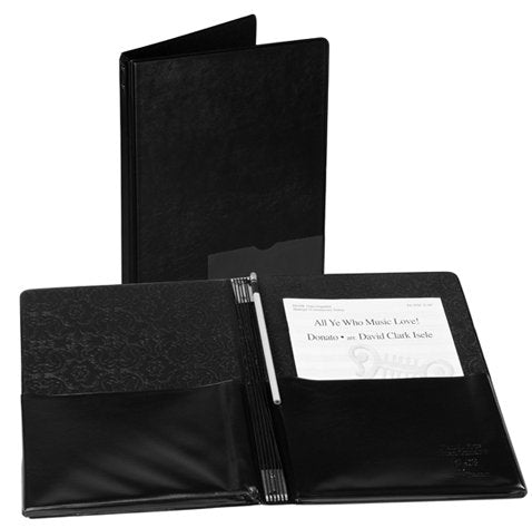 Deluxe Choral Concert Folder - Black