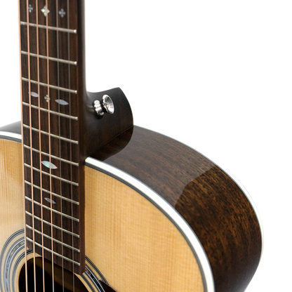 Saga A1 Mini All Solid Acoustic Guitar Natural 3/4 Grand Orchestra with Soft Case — view 4