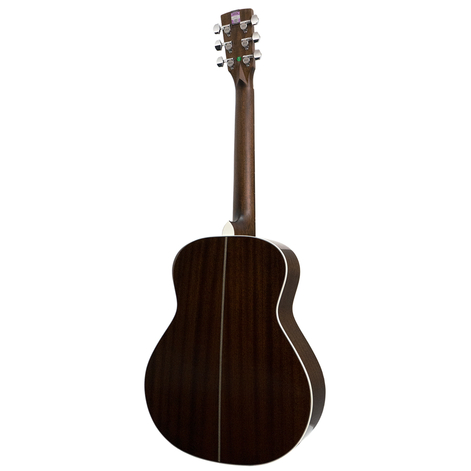 Saga A1 Mini All Solid Acoustic Guitar Natural 3/4 Grand Orchestra with Soft Case — view 2