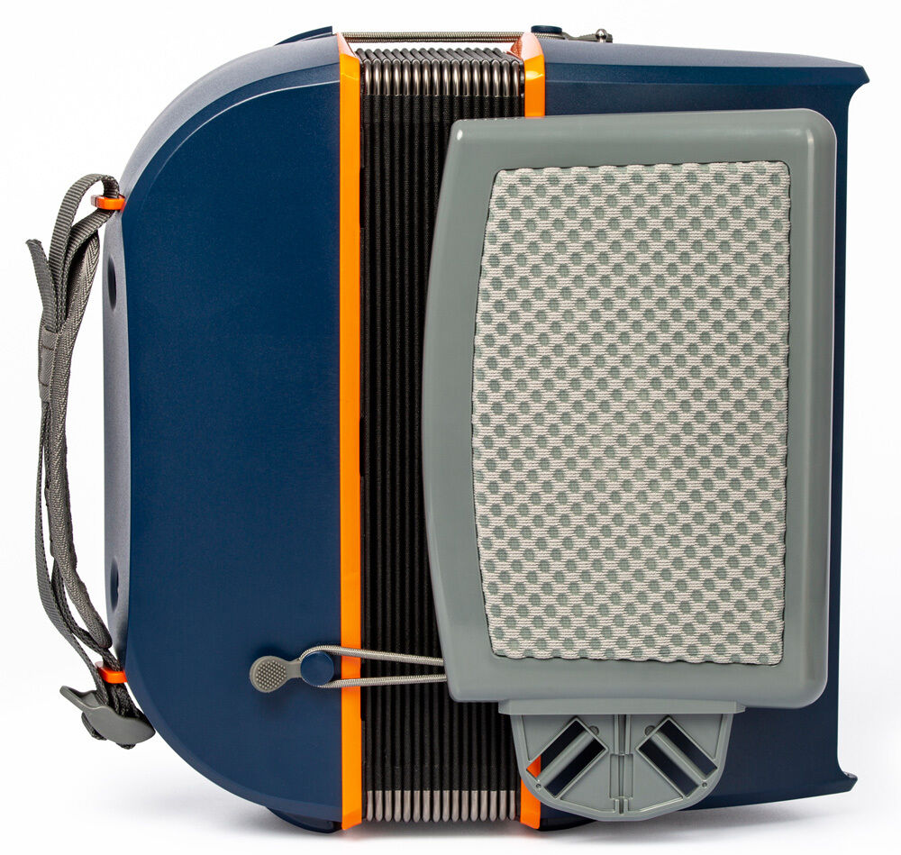 Hohner XS Child 21-Key Chromatic Accordion Dark Blue & Orange — view 3