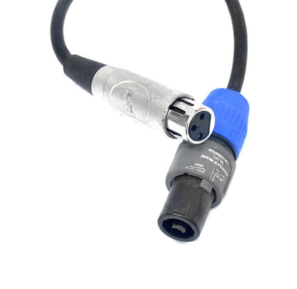 Leem 1ft Speaker Cable - Speakon Female to XLR Female — view 2