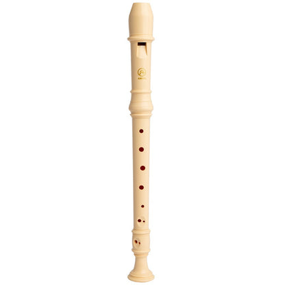 Angel 3 Piece Ivory Soprano Recorder A300IV with Bag, Cleaning Rod, and Fingering Chart