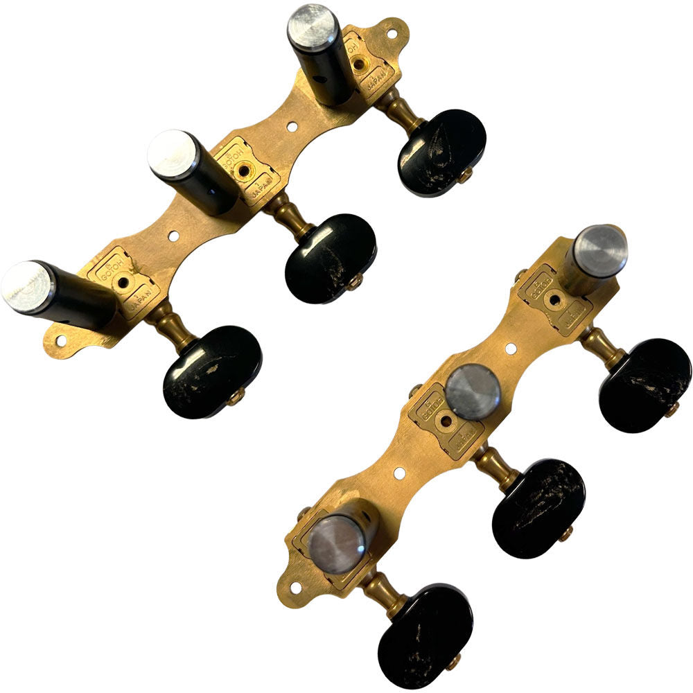 Gotoh 35ARB510-QC Classical Guitar Tuning Machines Matt Gold Finish 3+3 — view 3
