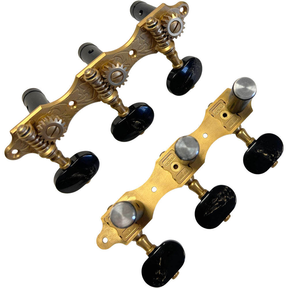 Gotoh 35ARB510-QC Classical Guitar Tuning Machines Matt Gold Finish 3+3 — view 4