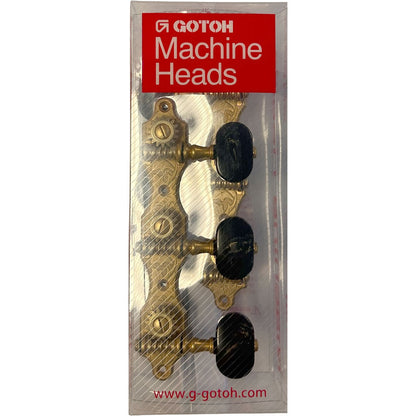 Gotoh 35ARB510-QC Classical Guitar Tuning Machines Matt Gold Finish 3+3 — view 5