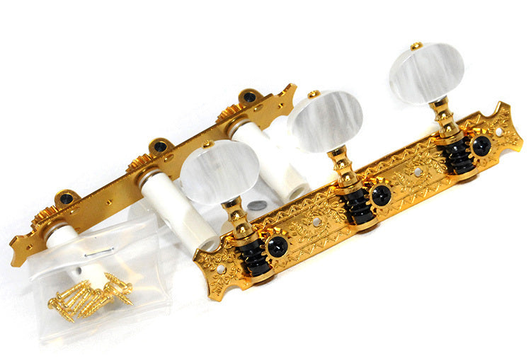 Gotoh 35G620 Classical Guitar Tuning Machines Gold Finish 3+3