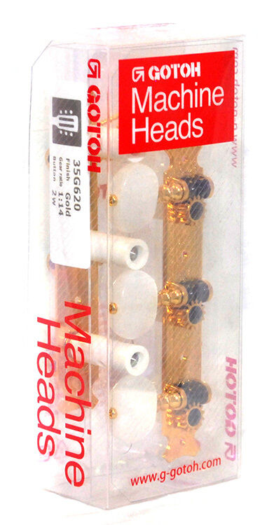 Gotoh 35G620 Classical Guitar Tuning Machines Gold Finish 3+3 — view 3