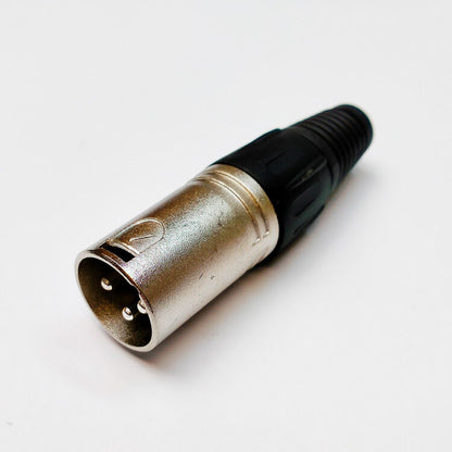 Leem Male XLR Cable Connector Nickel - Pack of 1 — view 2