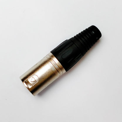 Leem Male XLR Cable Connector Nickel - Pack of 1