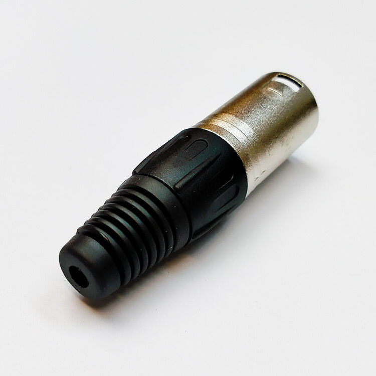 Leem Male XLR Cable Connector Nickel - Pack of 1 — view 3
