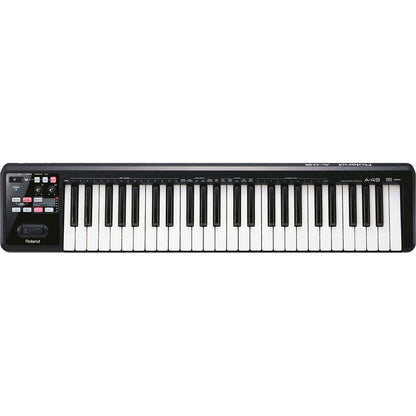 ROLAND A-49-BK MIDI Keyboard Controller - Portable Full-Size Keys, Lightweight Design, Black Finish — view 7