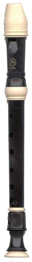 Angel A501N Sopranino Recorder 3 Piece F Plastic Dark Brown