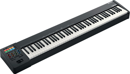 ROLAND A-88MK2 MIDI Keyboard Controller - Professional Hammer-Action, USB-C, RGB Lighting, 88 Keys, Ideal for Musicians & Producers — view 3