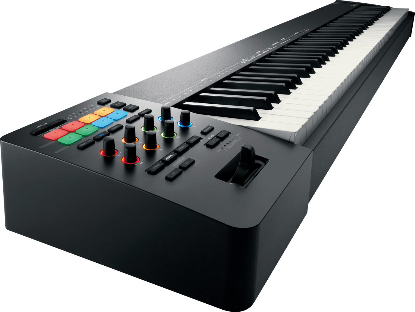 ROLAND A-88MK2 MIDI Keyboard Controller - Professional Hammer-Action, USB-C, RGB Lighting, 88 Keys, Ideal for Musicians & Producers — view 4